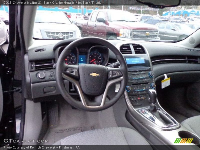 Black Granite Metallic / Jet Black/Titanium 2013 Chevrolet Malibu LS
