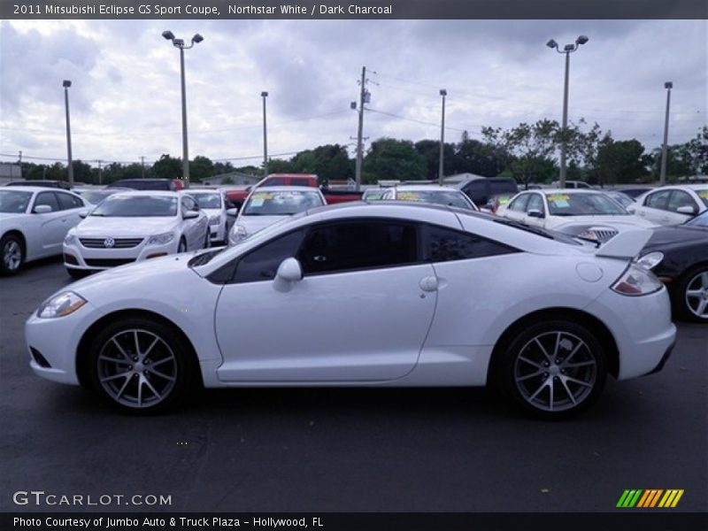 Northstar White / Dark Charcoal 2011 Mitsubishi Eclipse GS Sport Coupe