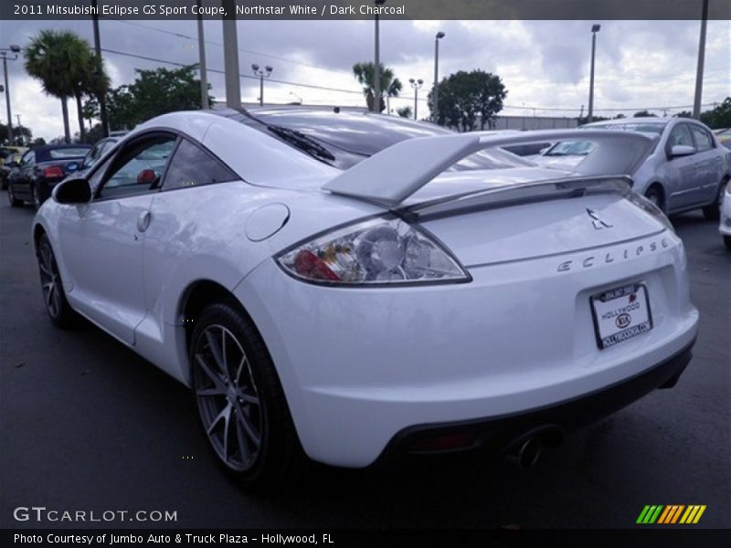 Northstar White / Dark Charcoal 2011 Mitsubishi Eclipse GS Sport Coupe