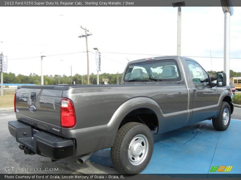 Sterling Gray Metallic / Steel 2013 Ford F250 Super Duty XL Regular Cab