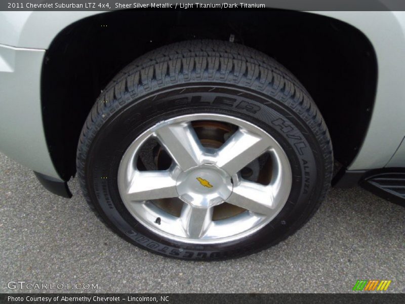 Sheer Silver Metallic / Light Titanium/Dark Titanium 2011 Chevrolet Suburban LTZ 4x4