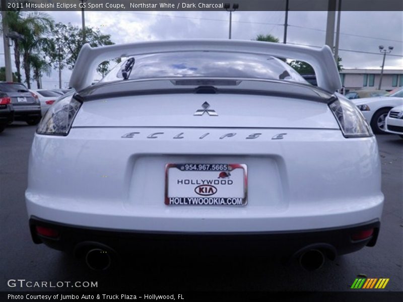 Northstar White / Dark Charcoal 2011 Mitsubishi Eclipse GS Sport Coupe