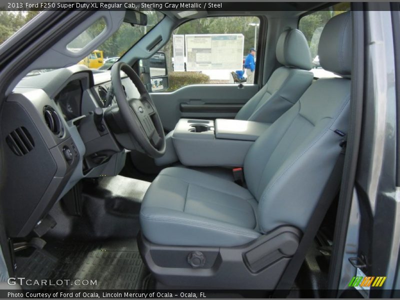  2013 F250 Super Duty XL Regular Cab Steel Interior