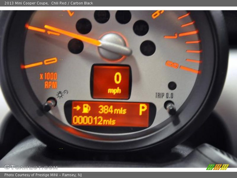Chili Red / Carbon Black 2013 Mini Cooper Coupe