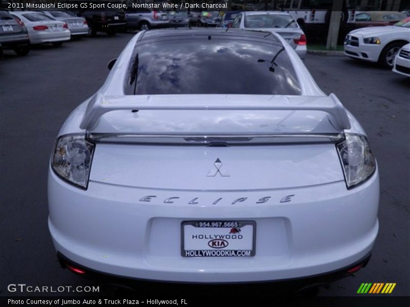 Northstar White / Dark Charcoal 2011 Mitsubishi Eclipse GS Sport Coupe