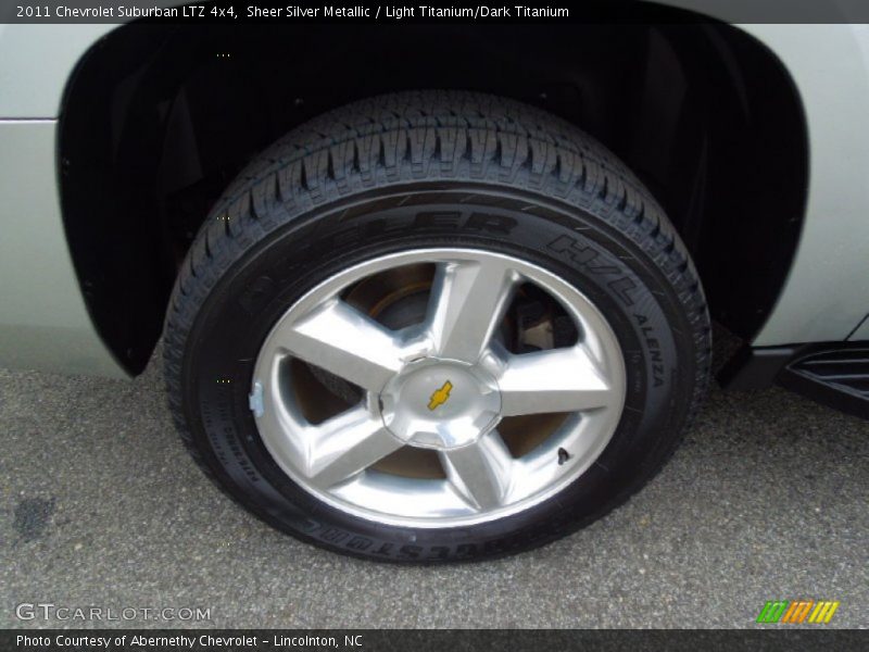 Sheer Silver Metallic / Light Titanium/Dark Titanium 2011 Chevrolet Suburban LTZ 4x4