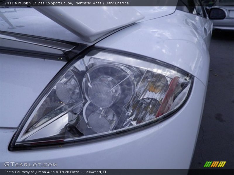 Northstar White / Dark Charcoal 2011 Mitsubishi Eclipse GS Sport Coupe