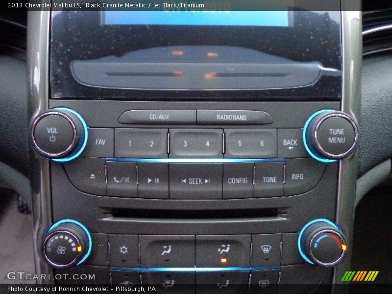Black Granite Metallic / Jet Black/Titanium 2013 Chevrolet Malibu LS