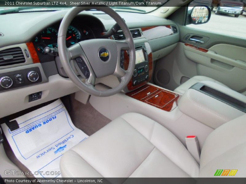 Sheer Silver Metallic / Light Titanium/Dark Titanium 2011 Chevrolet Suburban LTZ 4x4
