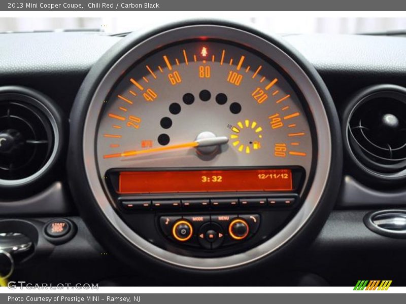 Chili Red / Carbon Black 2013 Mini Cooper Coupe