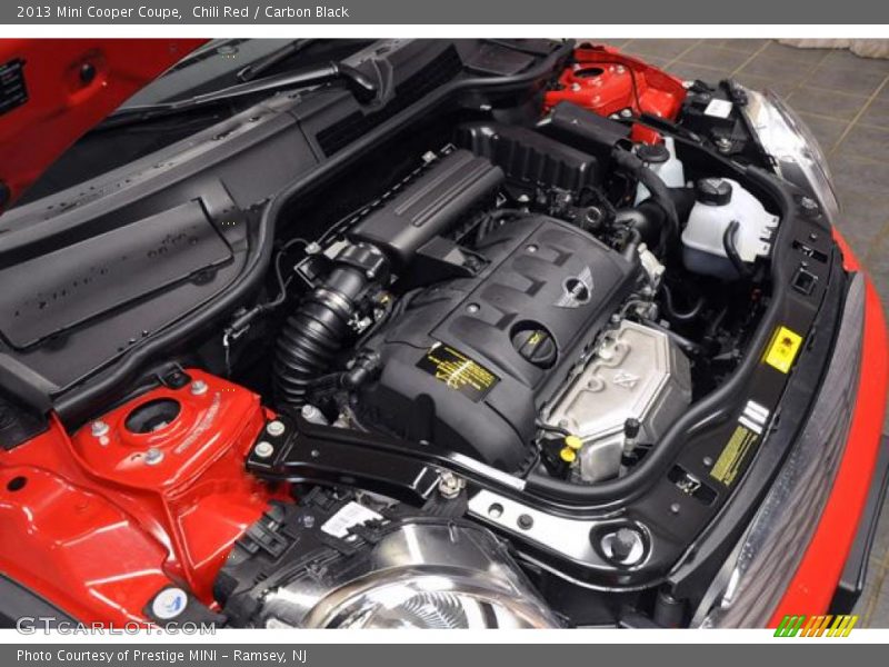 Chili Red / Carbon Black 2013 Mini Cooper Coupe