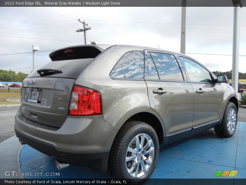 Mineral Gray Metallic / Medium Light Stone 2013 Ford Edge SEL