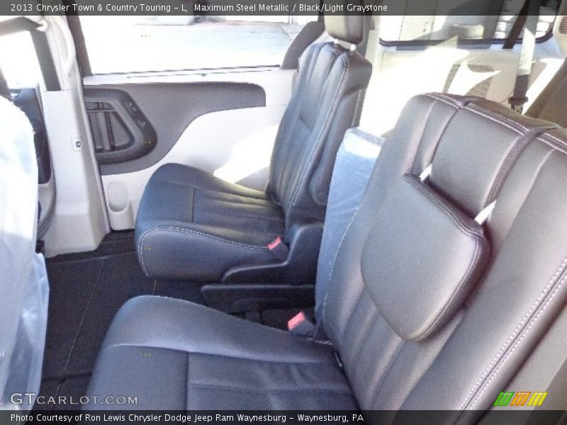 Maximum Steel Metallic / Black/Light Graystone 2013 Chrysler Town & Country Touring - L