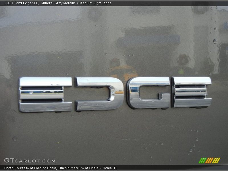 Mineral Gray Metallic / Medium Light Stone 2013 Ford Edge SEL