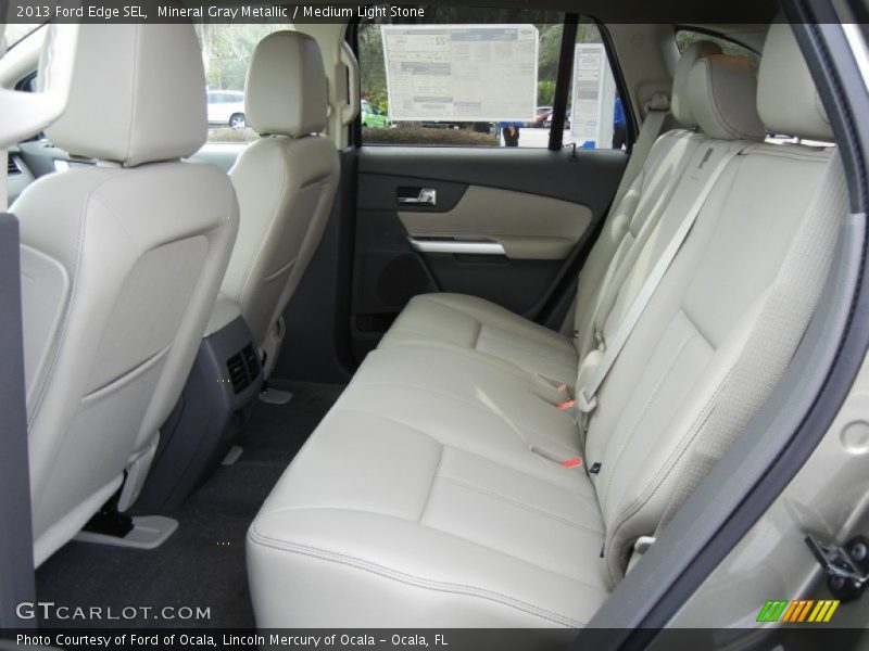 Mineral Gray Metallic / Medium Light Stone 2013 Ford Edge SEL