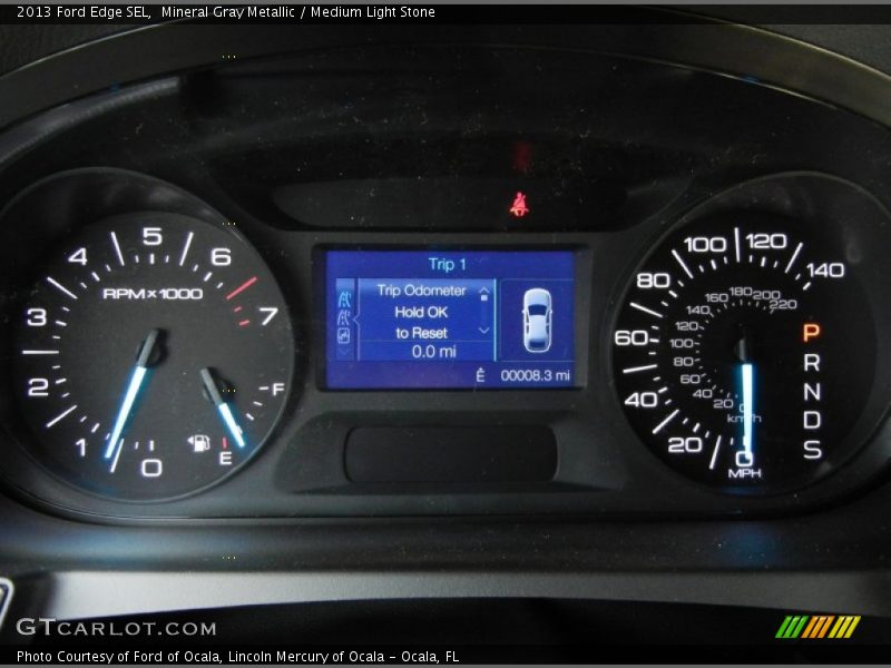 Mineral Gray Metallic / Medium Light Stone 2013 Ford Edge SEL