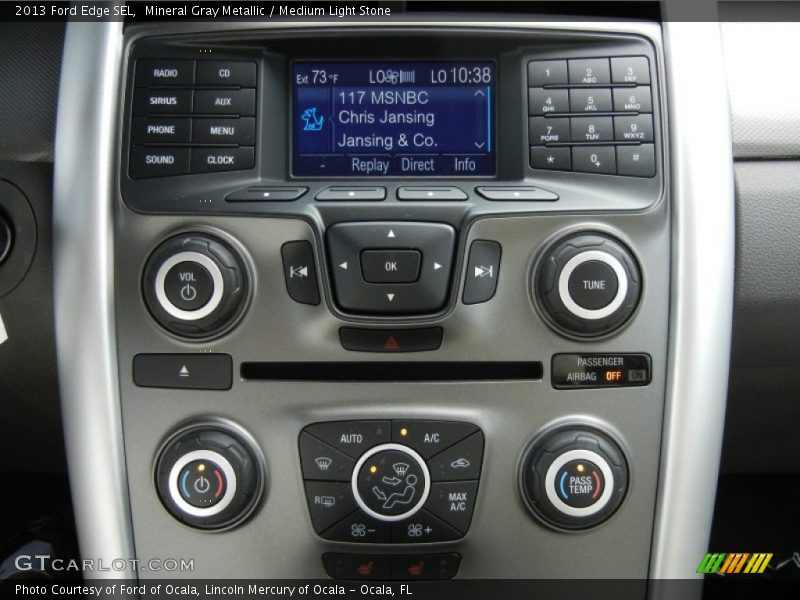 Mineral Gray Metallic / Medium Light Stone 2013 Ford Edge SEL