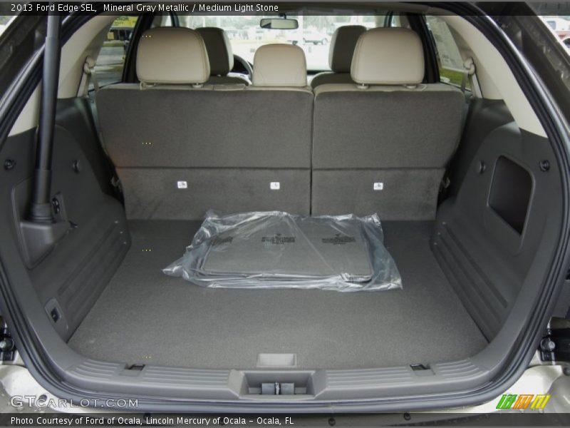 Mineral Gray Metallic / Medium Light Stone 2013 Ford Edge SEL