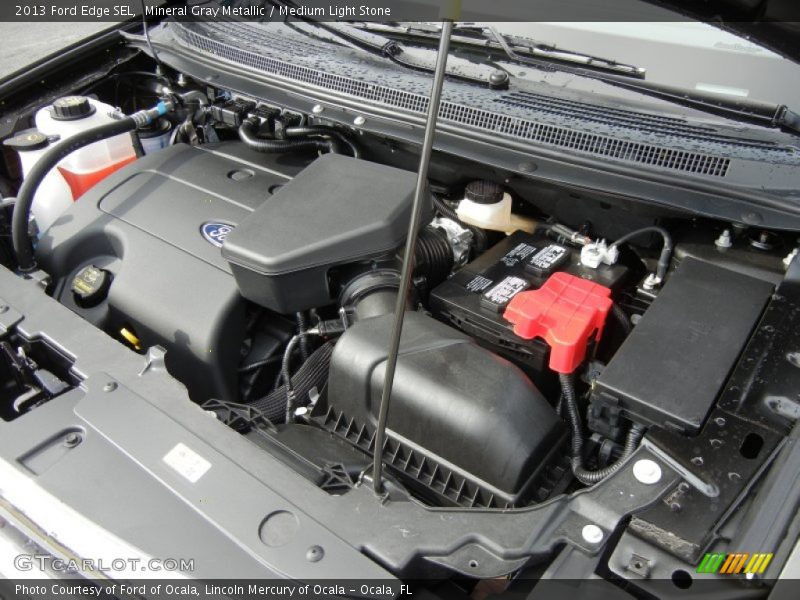 Mineral Gray Metallic / Medium Light Stone 2013 Ford Edge SEL