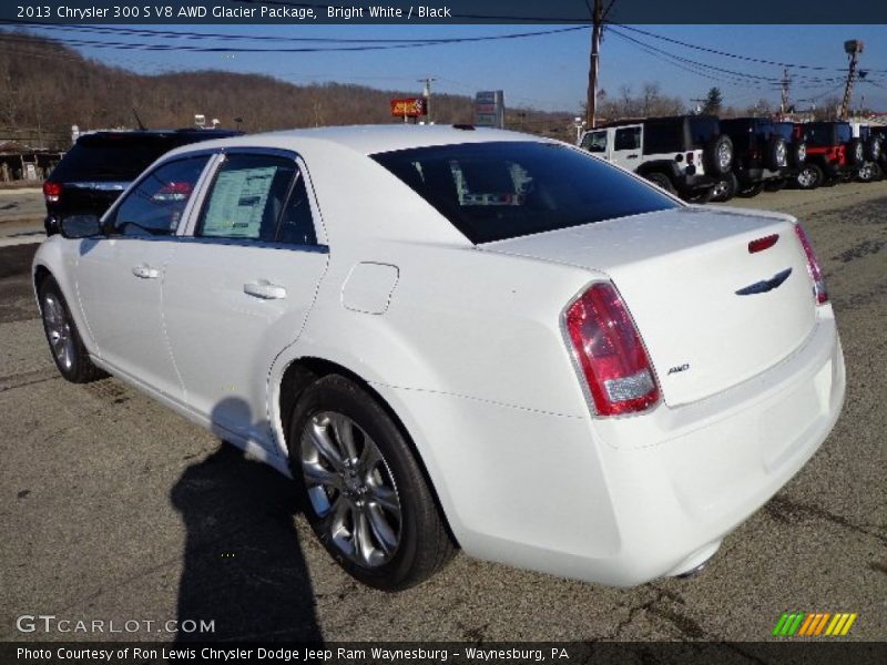 Bright White / Black 2013 Chrysler 300 S V8 AWD Glacier Package