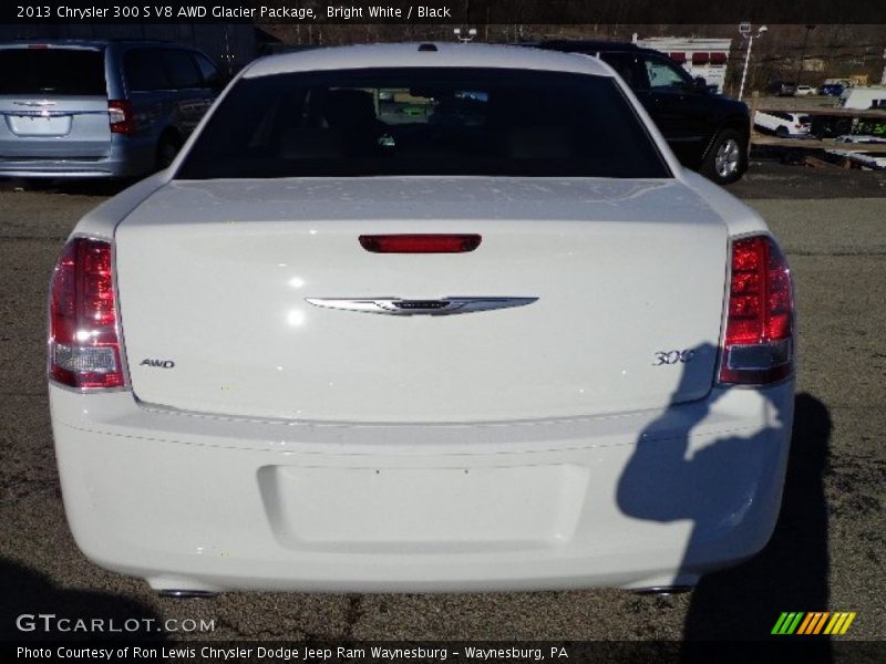 Bright White / Black 2013 Chrysler 300 S V8 AWD Glacier Package