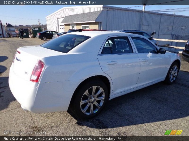 Bright White / Black 2013 Chrysler 300 S V8 AWD Glacier Package