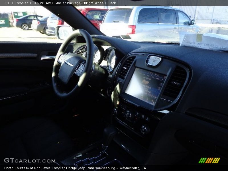 Bright White / Black 2013 Chrysler 300 S V8 AWD Glacier Package