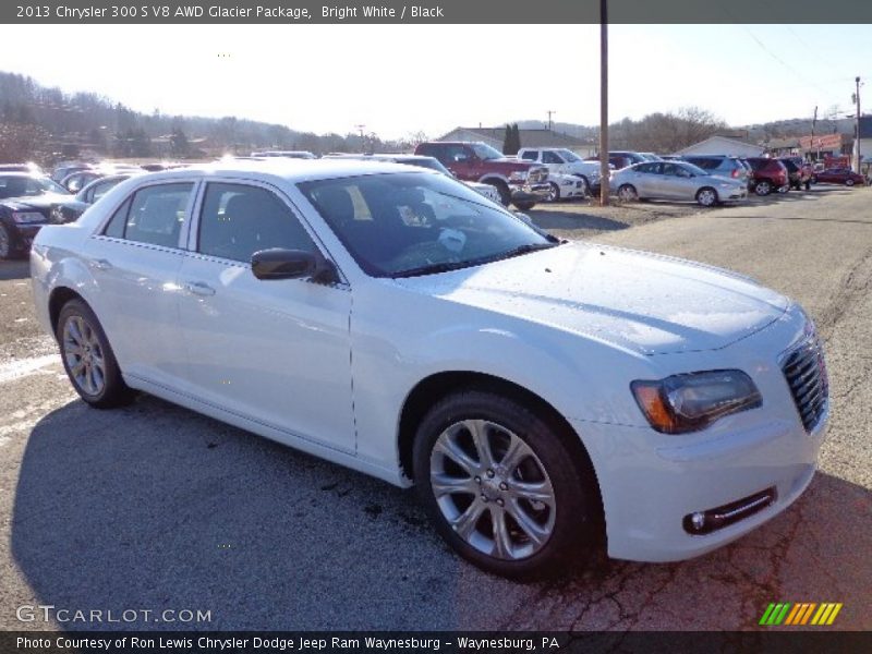 Bright White / Black 2013 Chrysler 300 S V8 AWD Glacier Package