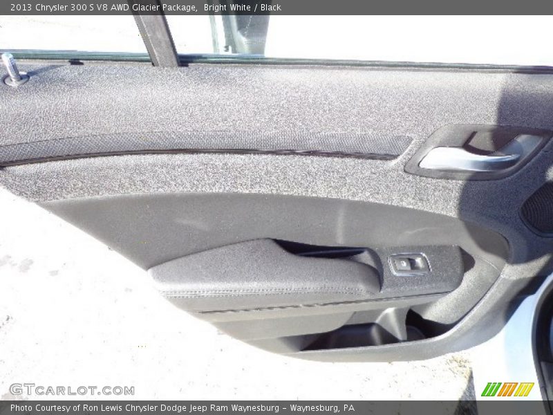 Bright White / Black 2013 Chrysler 300 S V8 AWD Glacier Package
