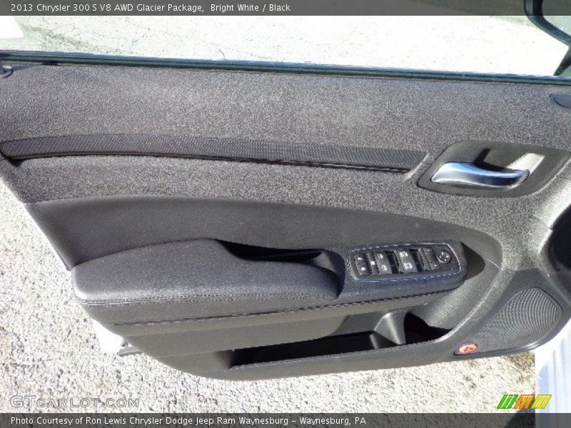 Bright White / Black 2013 Chrysler 300 S V8 AWD Glacier Package