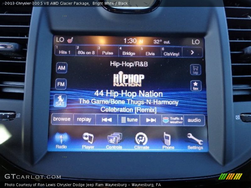 Bright White / Black 2013 Chrysler 300 S V8 AWD Glacier Package