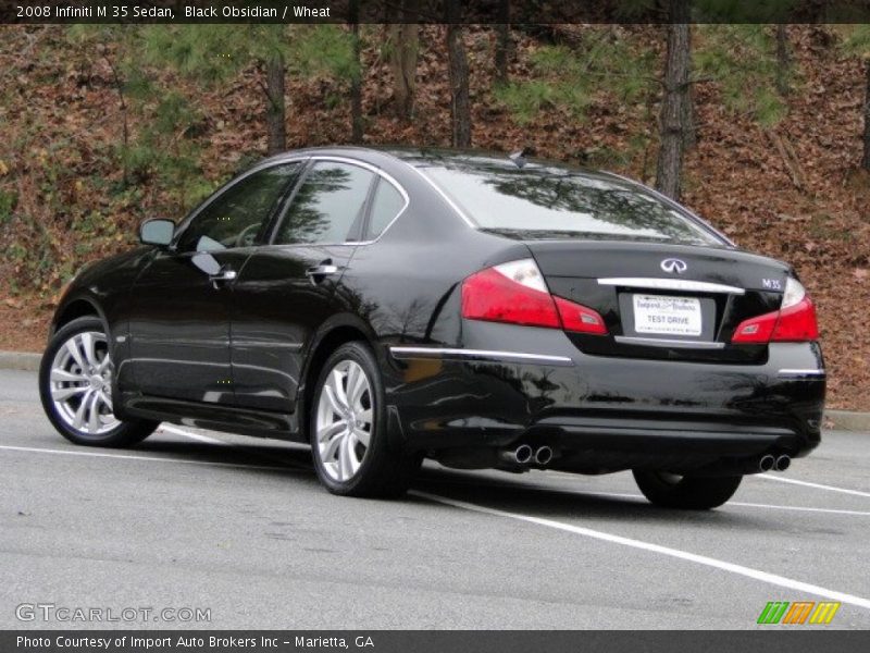 Black Obsidian / Wheat 2008 Infiniti M 35 Sedan
