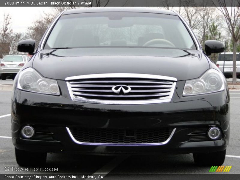 Black Obsidian / Wheat 2008 Infiniti M 35 Sedan