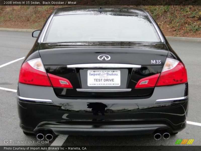 Black Obsidian / Wheat 2008 Infiniti M 35 Sedan