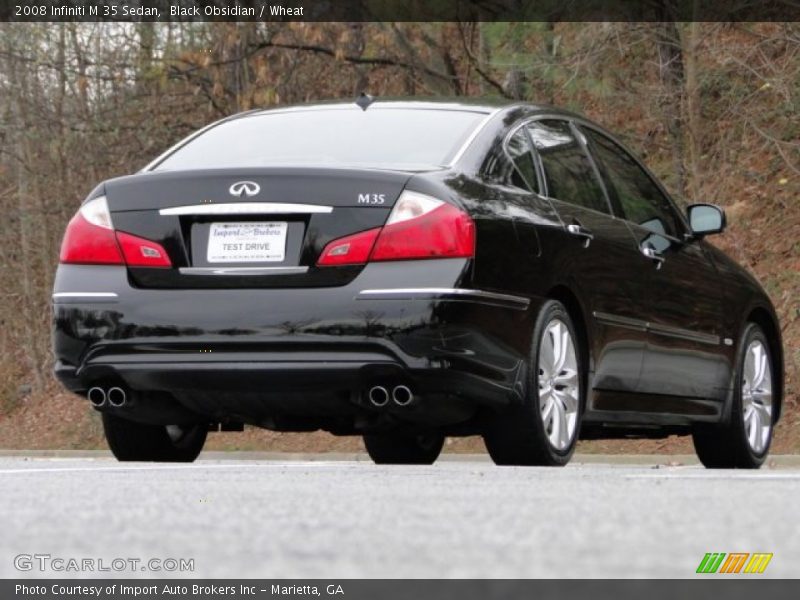 Black Obsidian / Wheat 2008 Infiniti M 35 Sedan