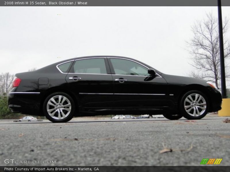 Black Obsidian / Wheat 2008 Infiniti M 35 Sedan