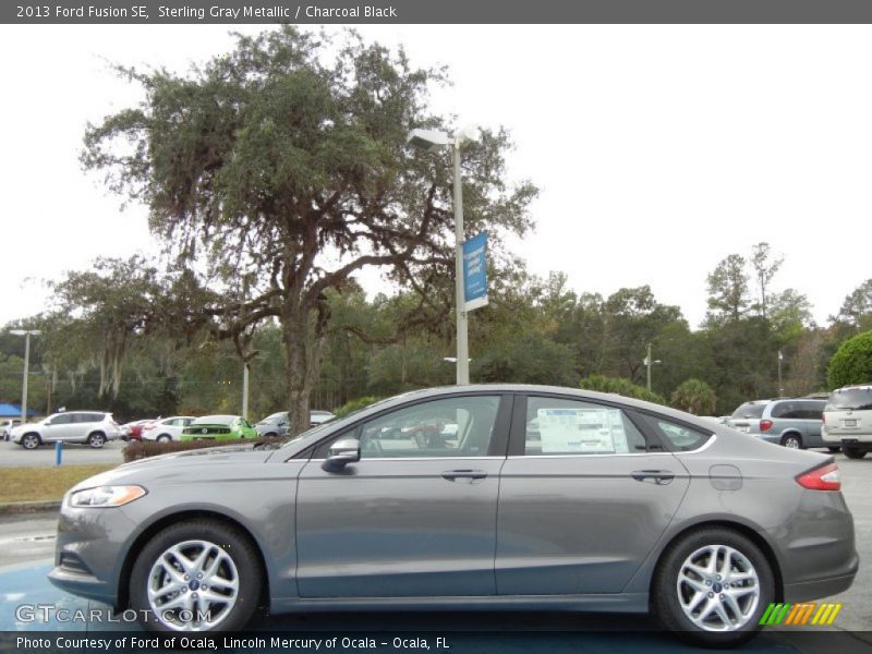 Sterling Gray Metallic / Charcoal Black 2013 Ford Fusion SE