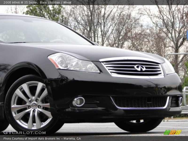 Black Obsidian / Wheat 2008 Infiniti M 35 Sedan