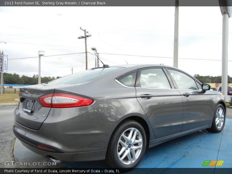 Sterling Gray Metallic / Charcoal Black 2013 Ford Fusion SE