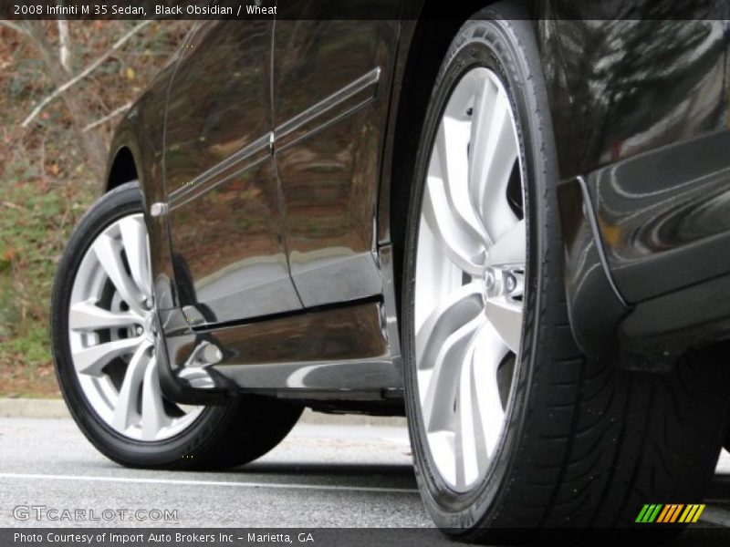 Black Obsidian / Wheat 2008 Infiniti M 35 Sedan