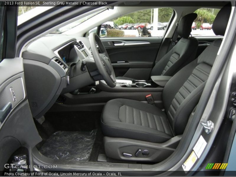 Sterling Gray Metallic / Charcoal Black 2013 Ford Fusion SE