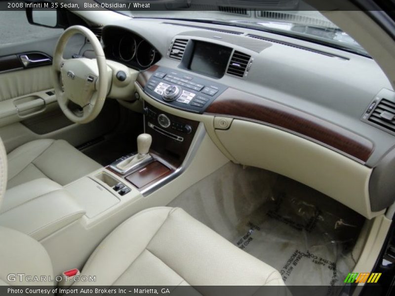 Black Obsidian / Wheat 2008 Infiniti M 35 Sedan