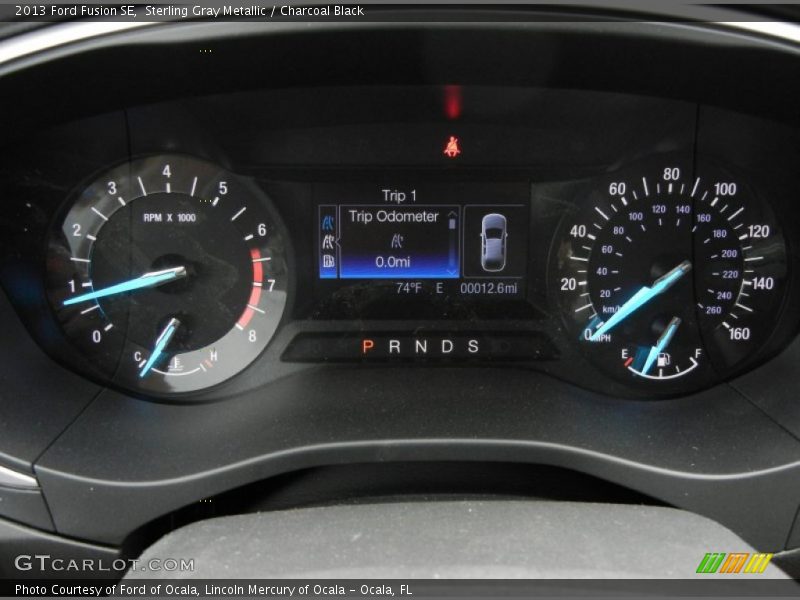 Sterling Gray Metallic / Charcoal Black 2013 Ford Fusion SE