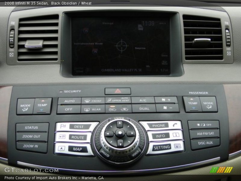 Black Obsidian / Wheat 2008 Infiniti M 35 Sedan
