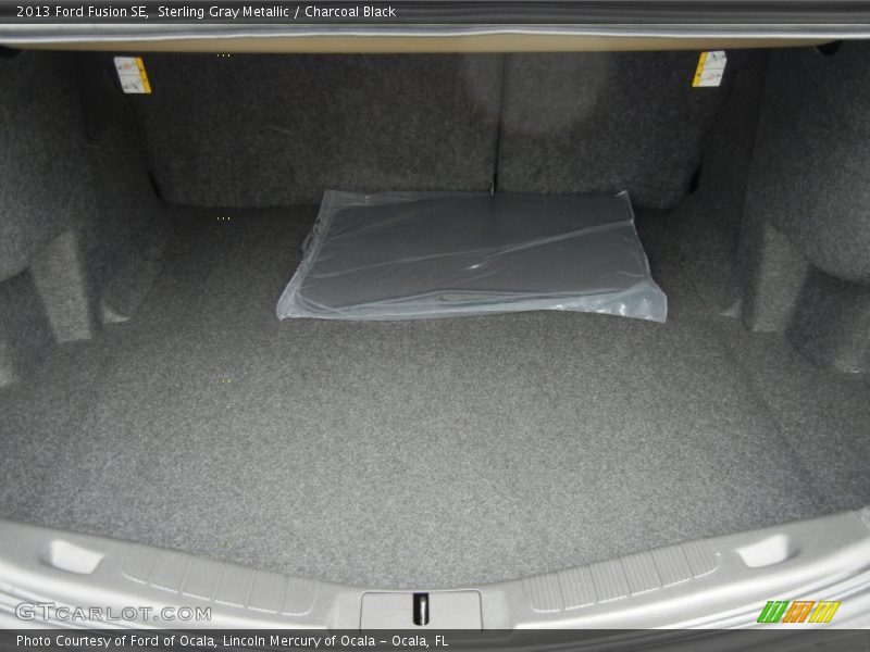 Sterling Gray Metallic / Charcoal Black 2013 Ford Fusion SE