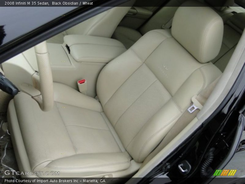 Black Obsidian / Wheat 2008 Infiniti M 35 Sedan