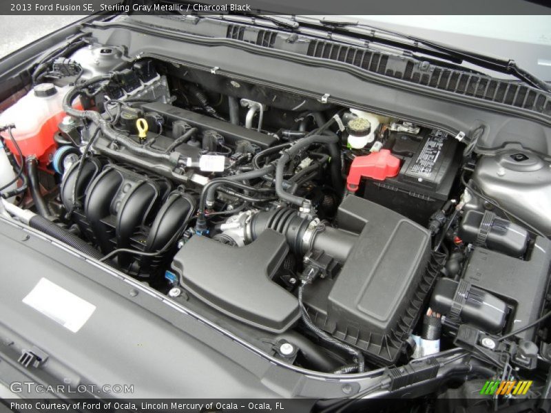 Sterling Gray Metallic / Charcoal Black 2013 Ford Fusion SE