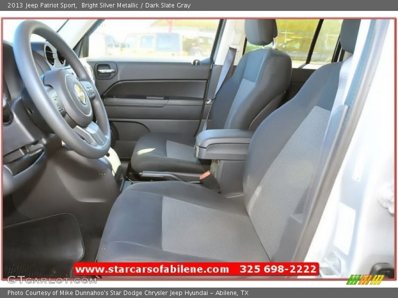 Bright Silver Metallic / Dark Slate Gray 2013 Jeep Patriot Sport