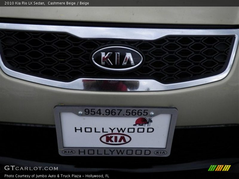 Cashmere Beige / Beige 2010 Kia Rio LX Sedan
