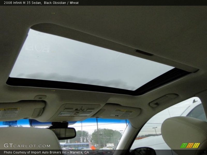 Black Obsidian / Wheat 2008 Infiniti M 35 Sedan